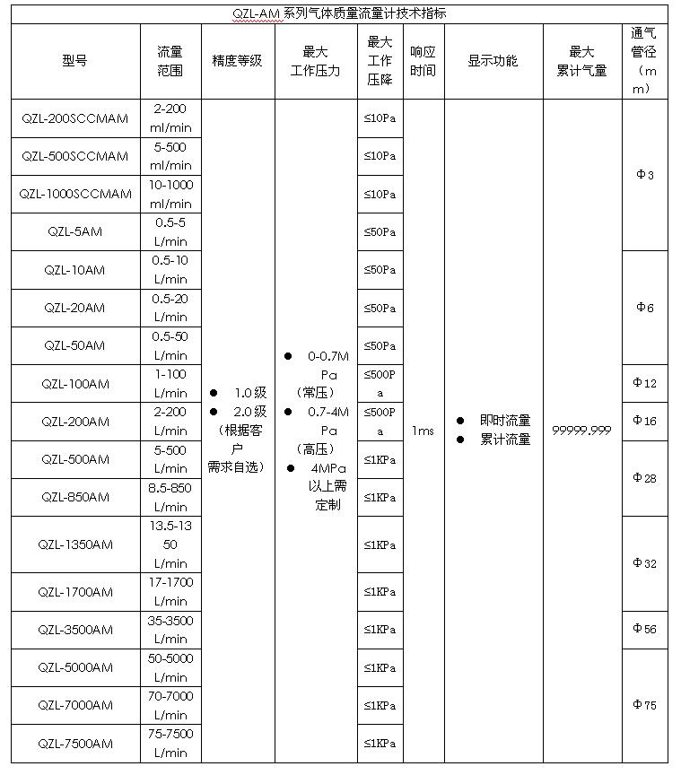 气体质量流量计